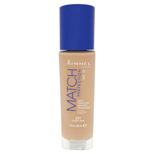 RIMMEL MATCH PERFECTION FOUNDATION 201 классический бежевый