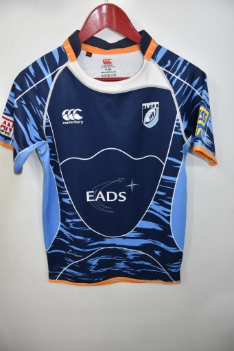 Мужская рубашка для регби Canterbury Cardiff Blues 14 лет XS