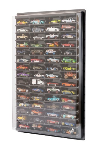 Полка для подвески машинки Hot Wheels, закрытая, черная