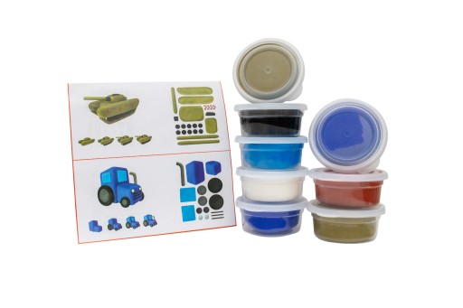 B-CLAY ПЛАСТИКОВАЯ МАССА ARMY 18 баночек по 500 г