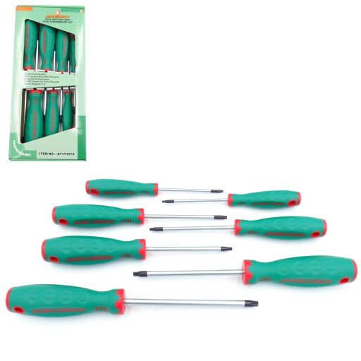 НАБОР ОТВЕРТОК TORX ИЗ 7 ОТВЕРТОК TORX T10-T40