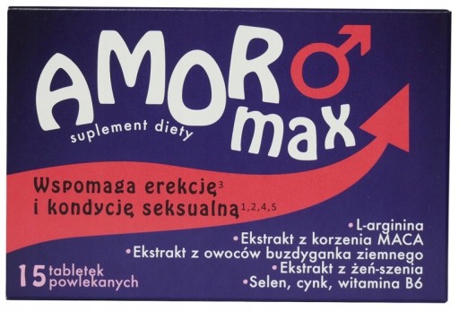 Потенциал эрекции половые таблетки либидо таблетки Amor Max 15T Тестостерон желание