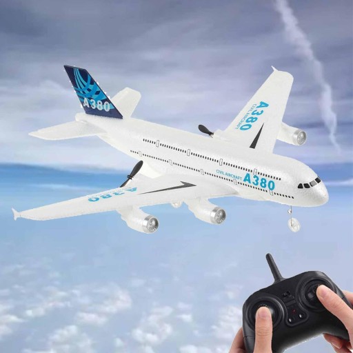 EVA 4CH zdalnie sterowany model samolotu szybowiec Z54 Airbus A380 samolot