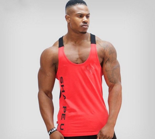 Майка SHAPE U для спортзала XL RED