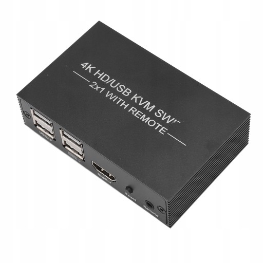 KVM-ПЕРЕКЛЮЧАТЕЛЬ HDMI-ПЕРЕКЛЮЧАТЕЛЬ 4XUSB 2 USB-КАБЕЛЬ
