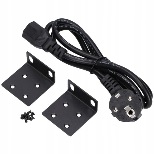 КОММУТАЦИОННАЯ СТОЙКА 19 ДЮЙМОВ, 24 разъема RJ45, 4 разъема SFP+ L3, 1 Гбит/с, ГИГАБИТ