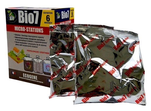 BIO7 ENTRETIEN МИКРОСТАЦИИ 480 Г. КИСЛОРОД BIO 7 ДЛЯ УСТАНОВОК БИООЧИСТКИ