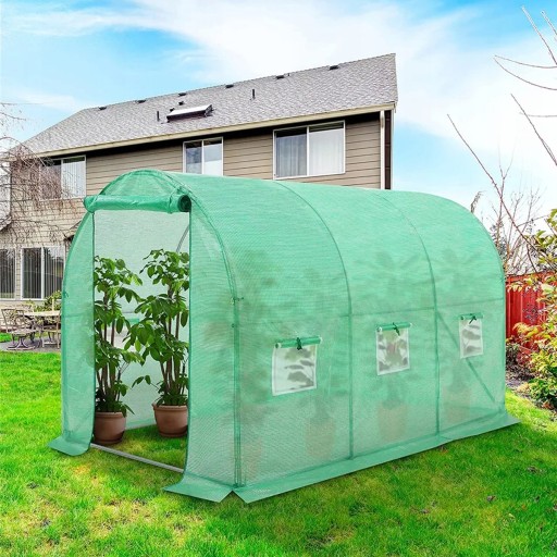 ФОЛЬГОВЫЙ САДОВЫЙ ТУННЕЛЬ 10м2 4x2,5x2 ТЕПЛИЦА PRIMAVEO UV-4 ФОЛЬГА + БЕСПЛАТНО