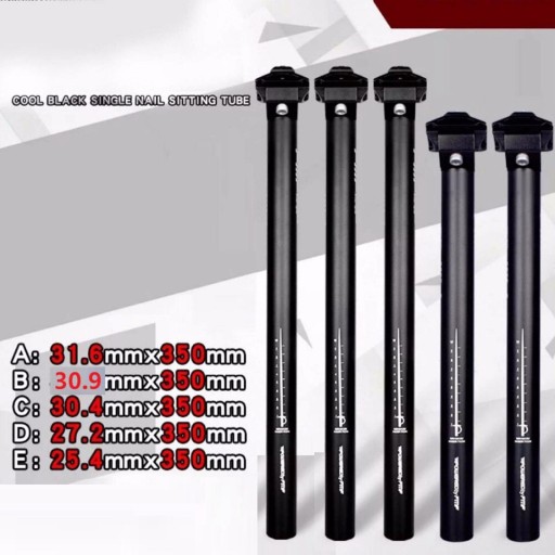 -350mm Solid Bike Seatpost Angle Adjustable