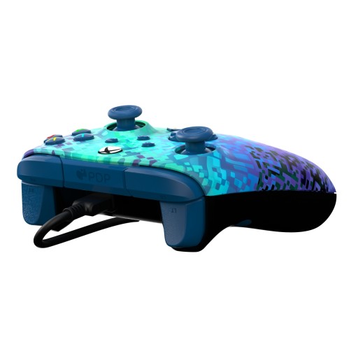 PDP XSX XO PC Pad przewodowy Rematch Glitch Green