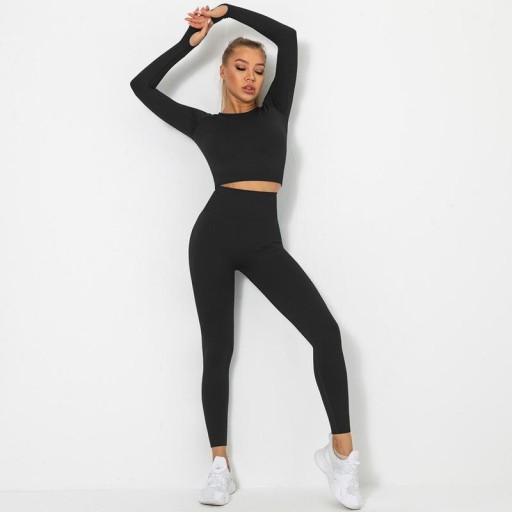 SPORTS SET топ бесшовные леггинсы для фитнеса L
