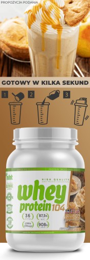 Whey Protein 104 PREMIUM Apple PIE со вкусом яблочного пирога