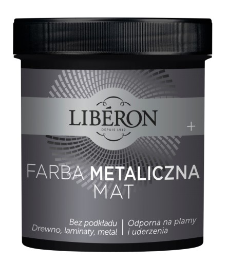 Краска Libéron Matt Aluminium Metallic 0,5л