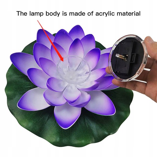 ПЛАВАЮЩИЕ СОЛНЕЧНЫЕ СВЕТОДИОДНЫЕ СВЕТОДИОДНЫЕ ЛАМПЫ ДЛЯ БАССЕЙНА LOTUS