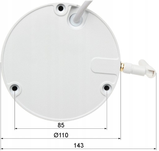 НАРУЖНАЯ IP-КАМЕРА МОНИТОРИНГА WiFi 5Mpx HD TUYA