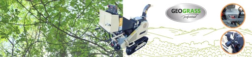 Самоходный измельчитель-измельчитель с двигателем на гусеницах Geograss SZ130