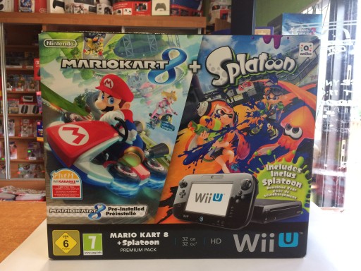 NINTENDO WII U 32 ГБ + ГЕЙМПЭД + КАБЕЛИ + КОРОБКА