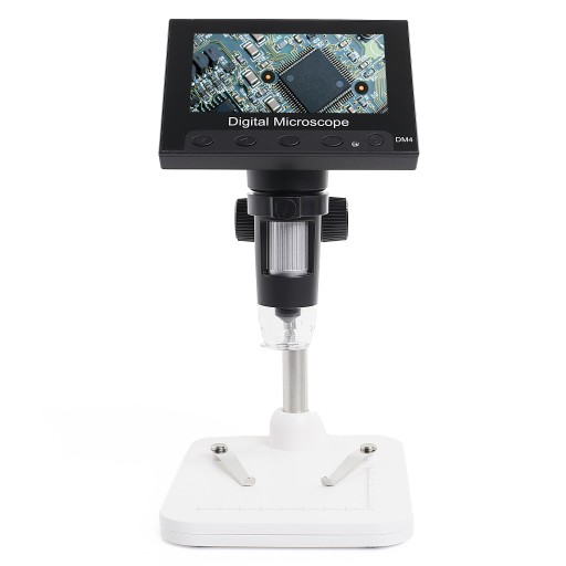 ЦИФРОВОЙ МИКРОСКОП С HD-МОНИТОРОМ 4,3″ ДЮЙМА DM4-Z01B019 ZOOM 1000x 8xLED