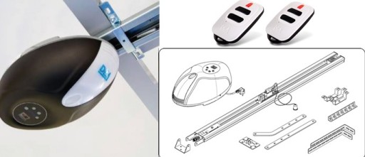 Гаражные ворота 5000x2050 Light - Золотой дуб оператор