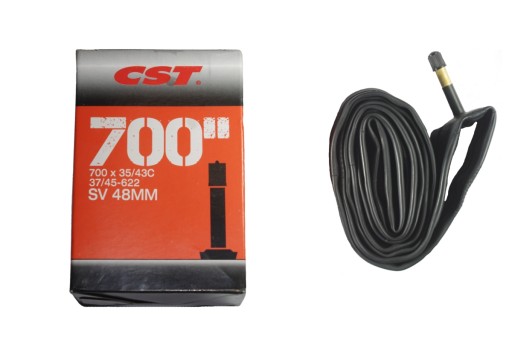 Велосипедная камера CST 700 SV AV 48 мм 700x35/43C