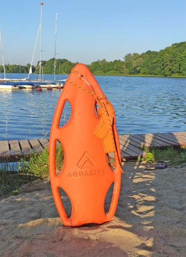 Буй безопасности Плавательный буй Доска для плавания AQUARIUS AURORA 84CM