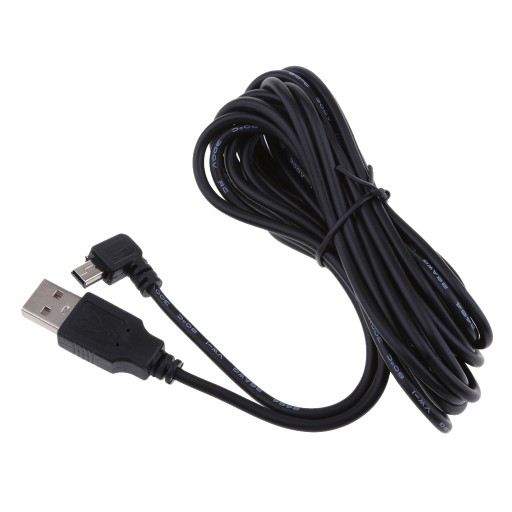 5x Kabel ładowarki USB 5 V 2A Mini 90 stopni Bend
