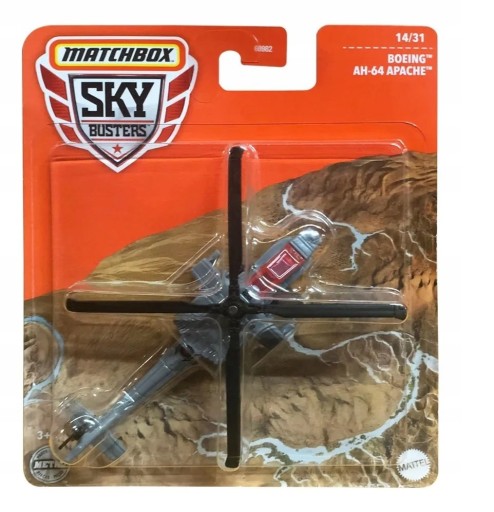 СПИЧЕЧНЫЙ КОРОБОК САМОЛЕТ Sky Busters BOEING AH-64 APACHE