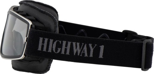 Highway 1 Retro Gogle motocyklowe Jasne nieparujące na klasyka do kasku
