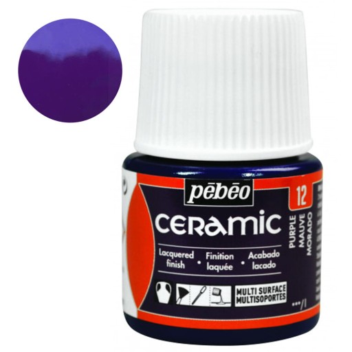 Farba do ceramiki Pebeo Ceramic 45ml 12 Purple