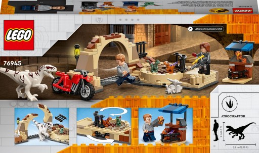 LEGO Jurassic World: Погоня за атроцираптором 76945