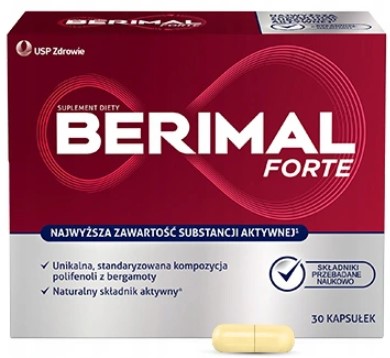 Berimal FORTE Полифенолы бергамотовая кровь 30 капсул