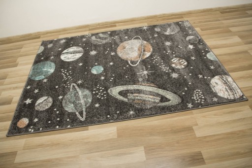 300x400 см ГРАФИТОВЫЙ КОВЕР LIMA PLANETS SPACE GALATICA