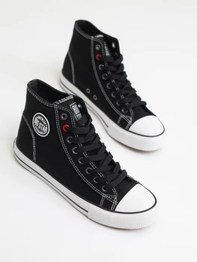 BIG STAR TRAMPKI MĘSKIE WYSOKIE CZARNE JJ174603 906 42