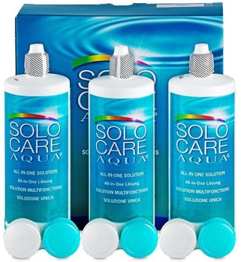 Menicon Solo-Care Aqua раствор для линз 3x360 мл