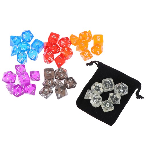 для настольной ролевой игры MTG D4 D6 D8 D10 D % D12 D20