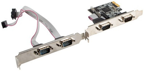 PCI Express Lanberg COM 9-контактный x4 + низкопрофильная карта
