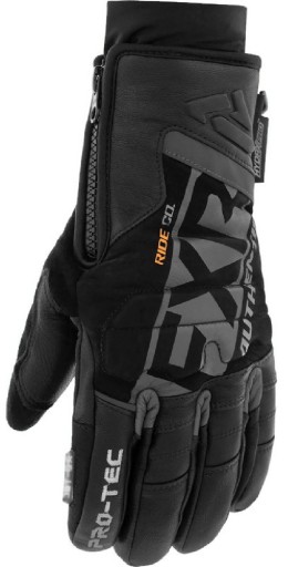 ПЕРЧАТКИ ДЛЯ СНОУМОБИЛЯ, СНОУБОРДА, ЛЫЖ FXR PRO-TEC КОЖАНЫЕ, размер S