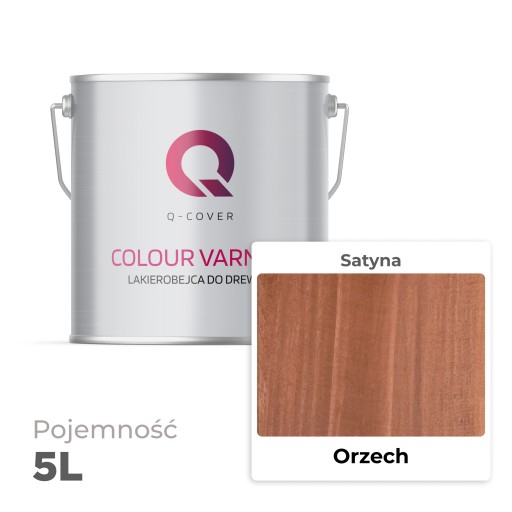 LAKIEROBEJCA DO DREWNA EXTRA ORZECH LAZURA SATYNOWA LAZUR ORZECHOWY