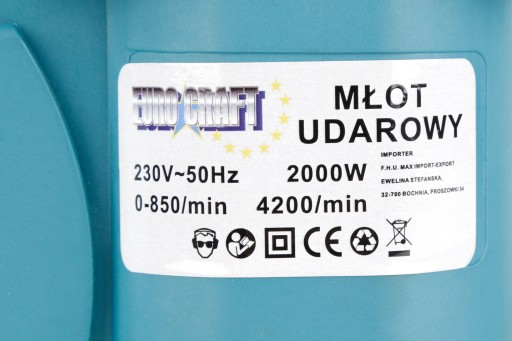 Ударный молоток Ударная дрель SDS+ 2000 Вт