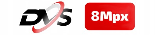 КОМПЛЕКТ МОНИТОРИНГА DVS 8 КУПОЛЬНЫЕ КАМЕРЫ 8 Мпикс.