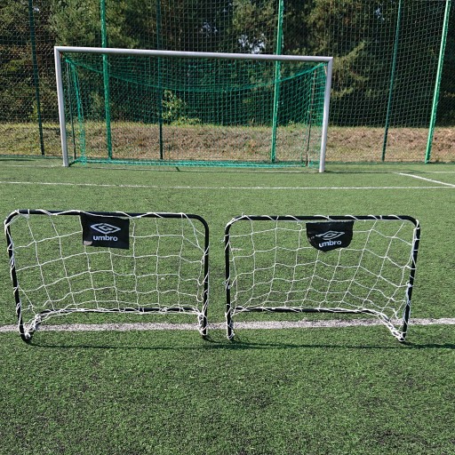 МЕТАЛЛИЧЕСКИЕ ФУТБОЛЬНЫЕ ВОРОТА детские ворота 2 шт UMBRO