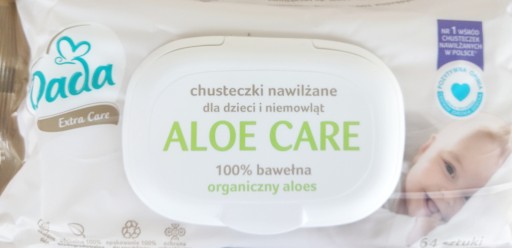 Chusteczki nawilżane Dada Aloe Care 6x64 szt.
