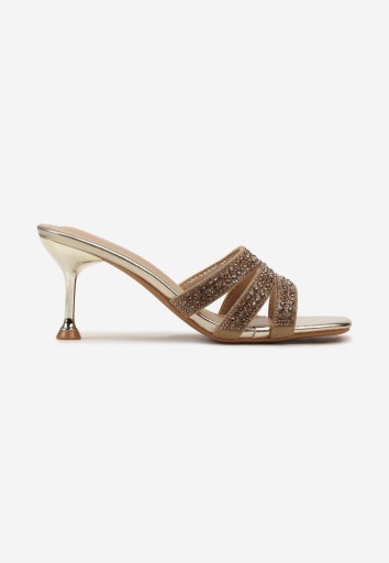 Born2Be Gold Женские шлепанцы 39 Elegant