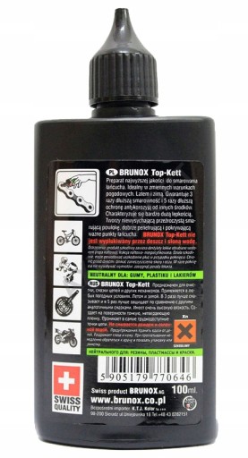 Smar olej do łańcucha Brunox Top Kett 100 ml