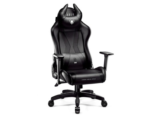 FOTEL DIABLO X-ONE HORN (XL) CZARNO-CZARNY