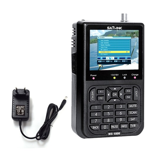 ПРОФЕССИОНАЛЬНЫЙ СПУТНИКОВЫЙ ИНДИКАТОР WS 6906 LCD AV IN/OUT