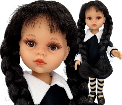 EKSKLUZYWNA LALKA HISZPAŃSKA PAOLA REINA 32 CM DŁUGIE WARKOCZE