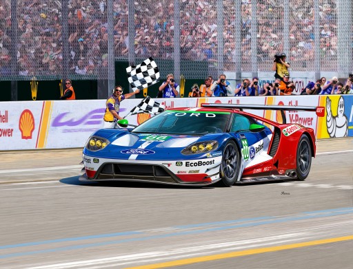 REVELL FORD GT LE MANS 07041 МОДЕЛЬ МАТРИКИ