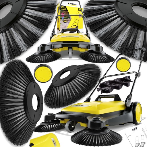 KARCHER S 4 TWIN РУЧНАЯ ПОДМЕТАЛЬНАЯ МАШИНА 5x ЩЕТКА