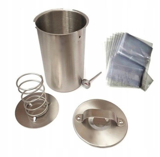 ZESTAW SZYNKOWAR 1.5L GARNEK 4,2L makaronu szparagi 10 Woreczki TERMOMETR